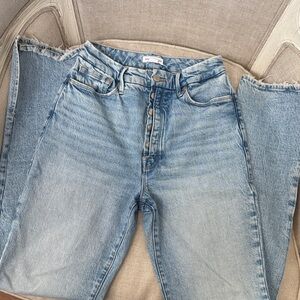 Good American Light Blue Flare Jeans